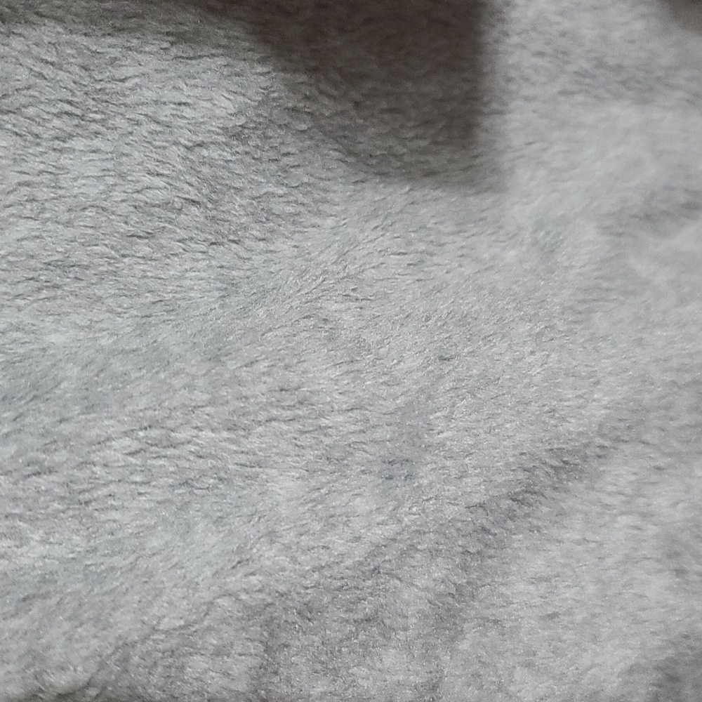 L.L.Bean Mens Flannel Shirt Blue/White Plaid Gray Fleece Lining Pocket M EUC - Picture 6 of 12